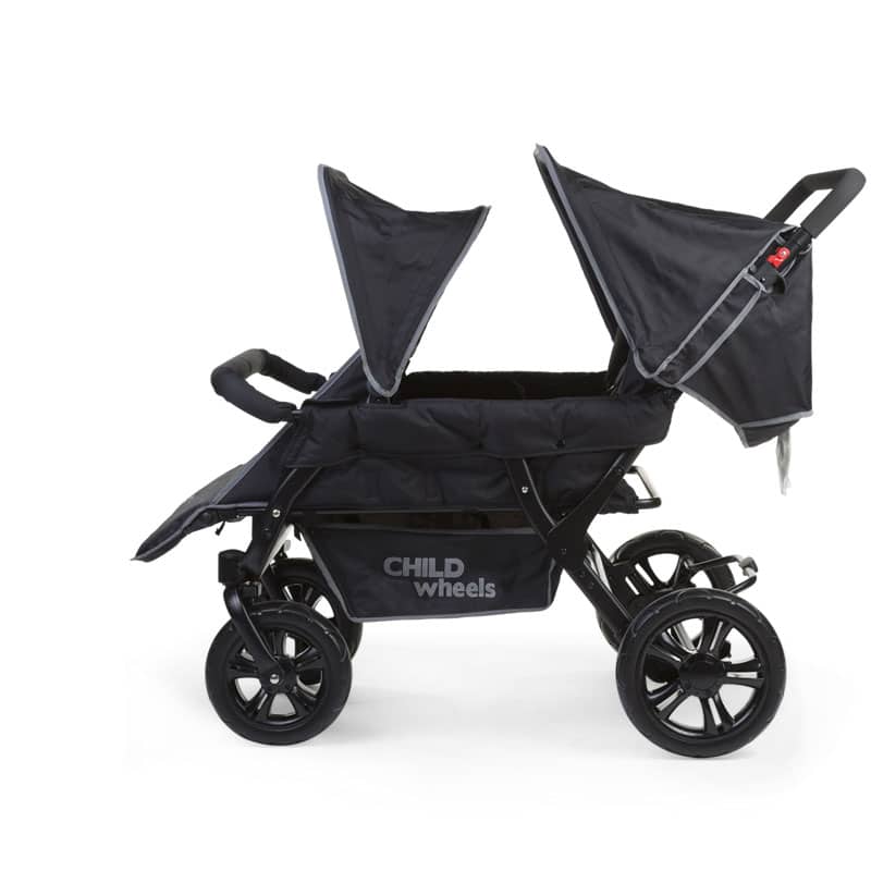 Childwheels two by two Vierlingswagen 4-Sitzer (CHILDHOME) 5