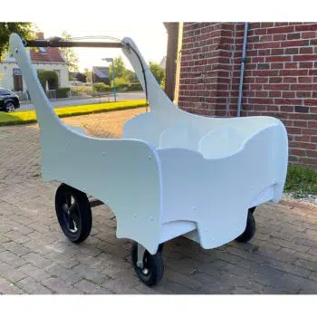 Bolderland Krippenwagen 6-Sitzer Christof - weiß