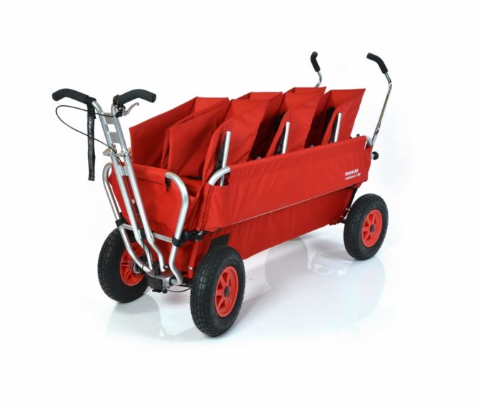 Rambler Explorer 120 (für 7 Kinder) - 3 Duo-Babysitze + Trittbrett 1