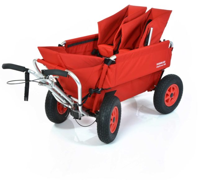 Rambler Explorer 80 (für 6 Kinder) + 1 Kindersitz + 1 Duo-Babysitz + Trittbrett 1