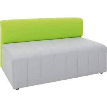 Kindergarten-Sofa Modern Plus - grau-grün