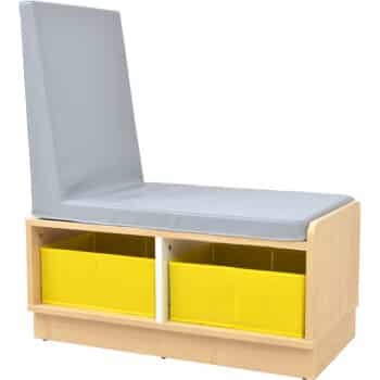 Quadro - Sitzbank mit Regalteil