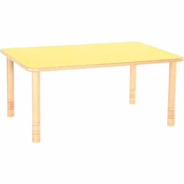 Kindergarten-Tisch Flexi (rechteckig) - höhenverstellbar 40-58 cm 1