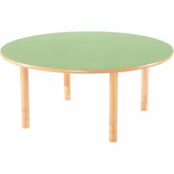 Kindergarten-Tisch Flexi (rund) - höhenverstellbar 40-58 cm