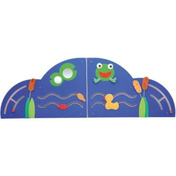 Sensorische Spielwand Teich