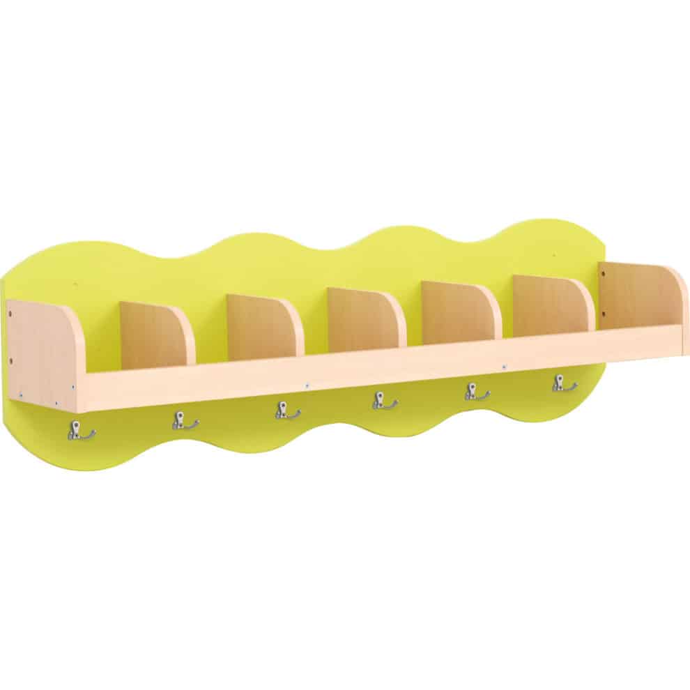 Kindergarten-Garderoben-Hängeregal Wolke 6 - Ahorn günstig kaufen | Kigata