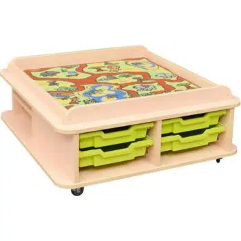 Kindergarten-Mehrzwecktisch klein (quadratisch)