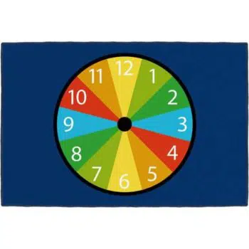 Bodenspielmatte - Uhr