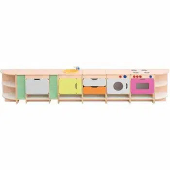 Kindergarten-Spielecke Küche Quadro - Ahorn - Set