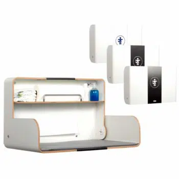 timkid Wandwickeltisch KAWAQ | White