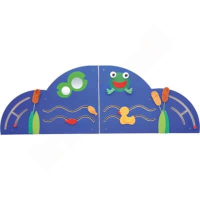Sensorische Spielwand Teich