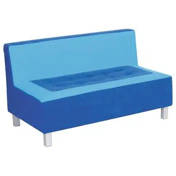 Kindergarten-Sofa Premium - gerade - blau