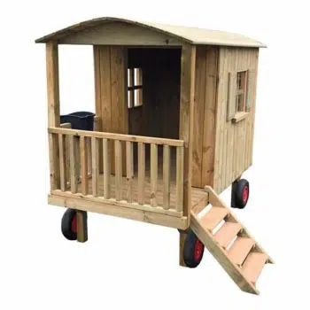 Zirkuswagen aus Kiefernholz