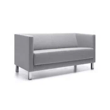 Sofa Victoria 2-Sitzer - Chrom-Gestell