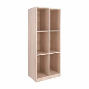 Taschenregal 6 Fächer - 2 nebeneinander und 3 übereinander
