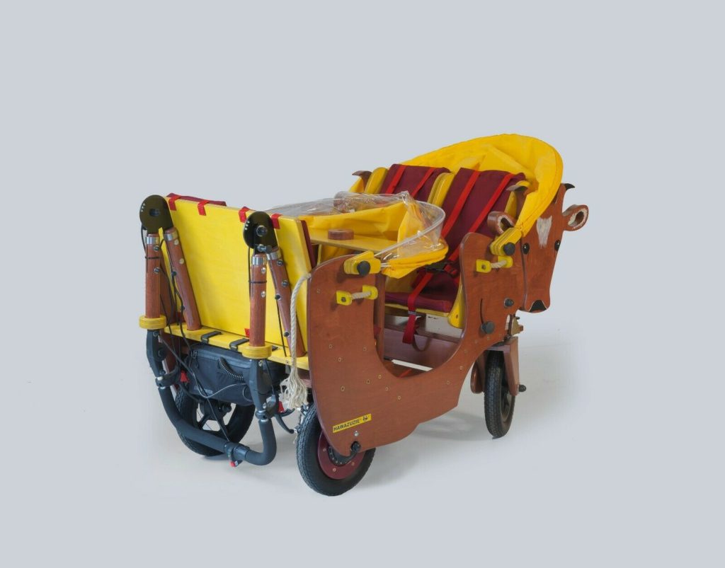 HAWAZUZIE Krippenwagen mit Motor 4-Sitzer - Kuh Alma 17