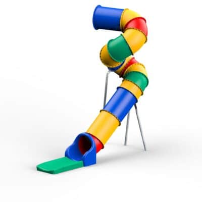 LEDON Röhrenrutsche bunt - Starthöhe: 400 cm