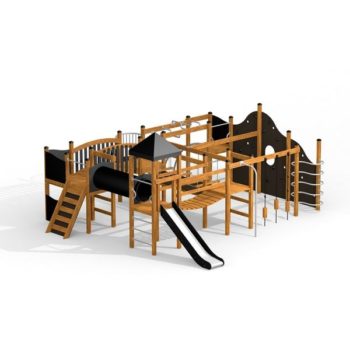 Lars Laj Spiel-und Kletteranlage King-Kong Burg Natur II