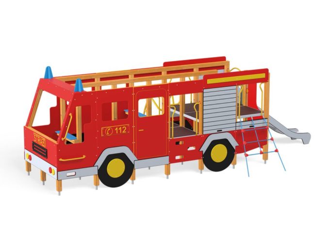 Spielanlage Feuerwehrfahrzeug von Novum Spielgeräte 3