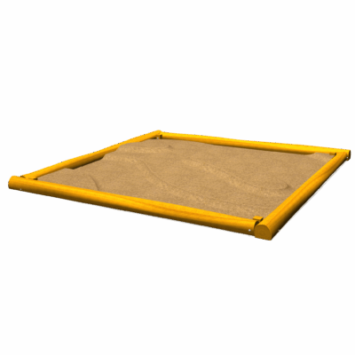 Sandkasten Quadratisch aus Robinienholz