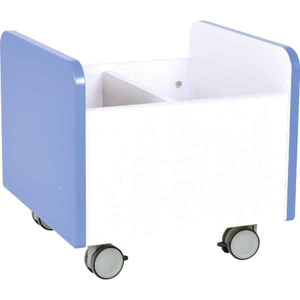Quadro - Rollbehälter mittel - weiß, blau 2