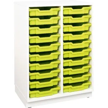 Quadro Regal M - Breite: 70 cm + 20 Behälter - hellgrün (Quadro 92)