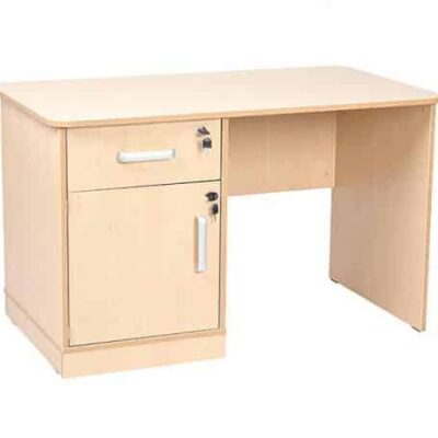 Flexi Schreibtisch - Schrankteil links - Fronten Birke