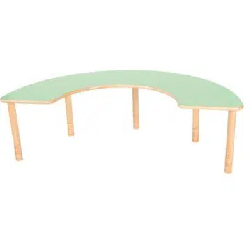 Hufeisentisch - Tischhöhe: 40-58 cm - HPL