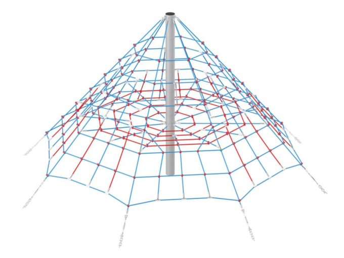 Spinnen-Netz-Pyramide von Novum Spielgeräte 1