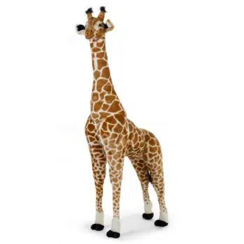 Childhome Stehende Giraffe Stofftier - 65x35x180 cm - Braun Gelb