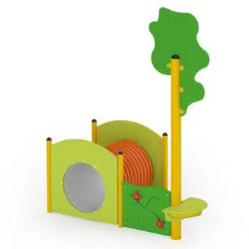 U3-Kriechtunnel Baum von Novum Spielgeräte