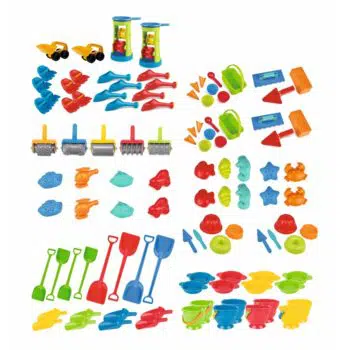Beleduc Sand-Set „Glücklicher Baumeister“ - 107 Teile