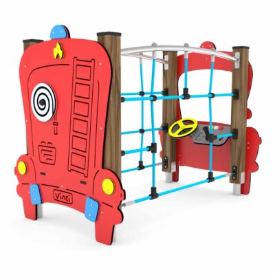 Spielhaus Feuerwehr WOODEN WD1431 von Vinci Play