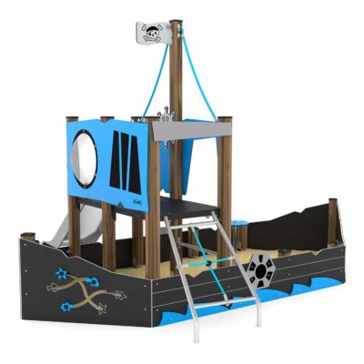 Kleines Spielschiff mit Rutsche WOODEN WD1414 von Vinci Play