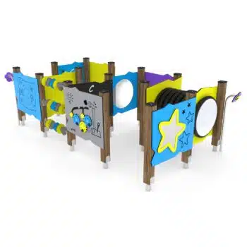 U3-Labyrinth mit Kriechrohr WOODEN WD1437 von Vinci Play