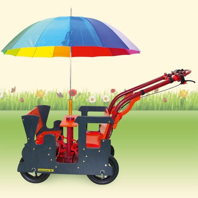 HAWAZUZIE Krippenwagen Lok - 4-Sitzer 1