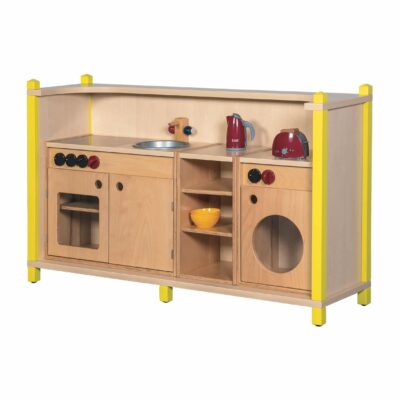 Spielküche mit herausnehmbaren Möbeln