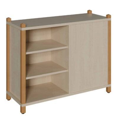 Raumteilerschrank wechselseitig offen