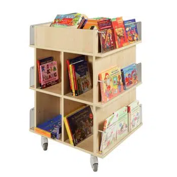 Präsentationswagen für Bücher und Infomaterial