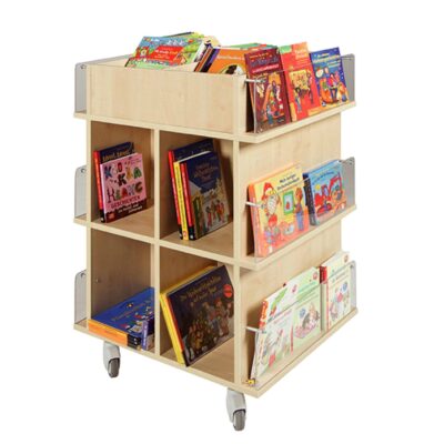 Präsentationswagen für Bücher und Infomaterial