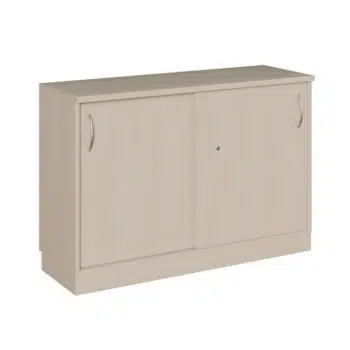 Schiebetürenschrank mit 2 Ordnerhöhen