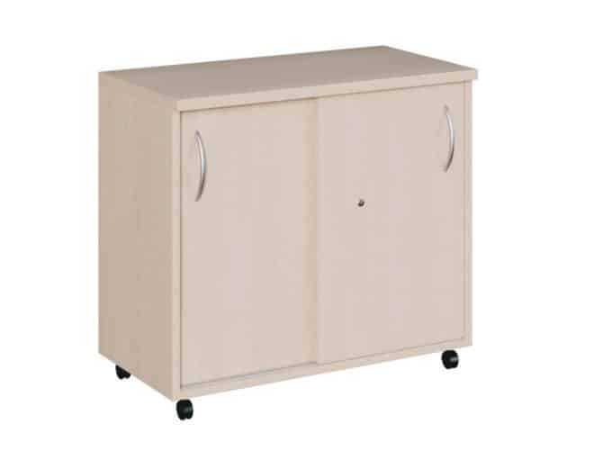 Schiebetürenschrank auf Rollen (abschließbar)  1