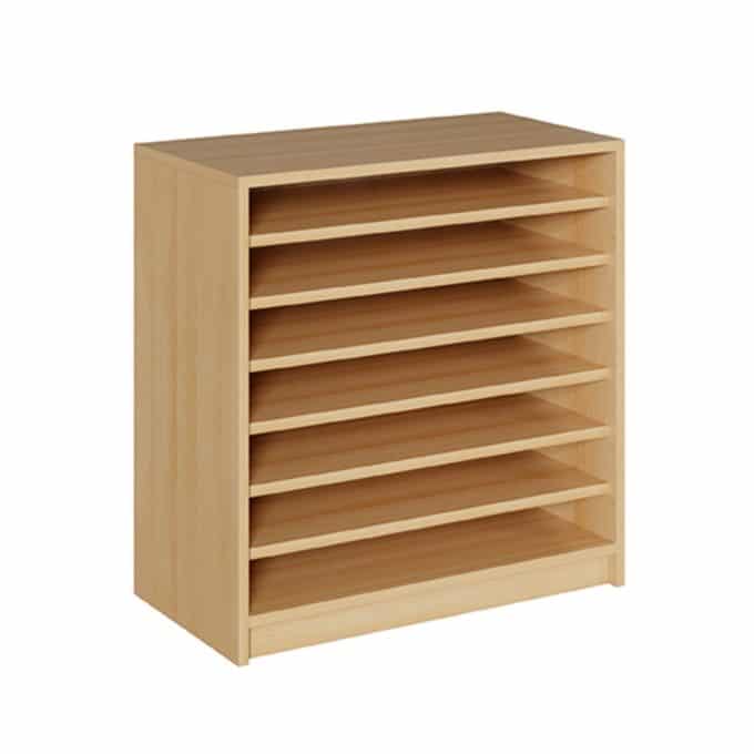 Papierschrank mit 7 Auszügen - Breite: 78 cm 1