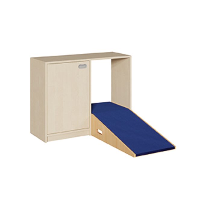 Durchkrabbelschrank mit Podestrampe 1