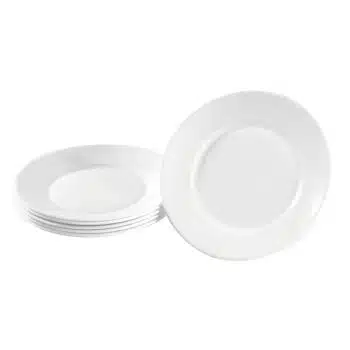 Teller Hartglas klein 6 Stück