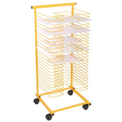 Papiertrockenständer gelb