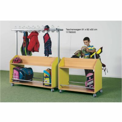 Garderobenwagen doppelseitig Taschenwagen