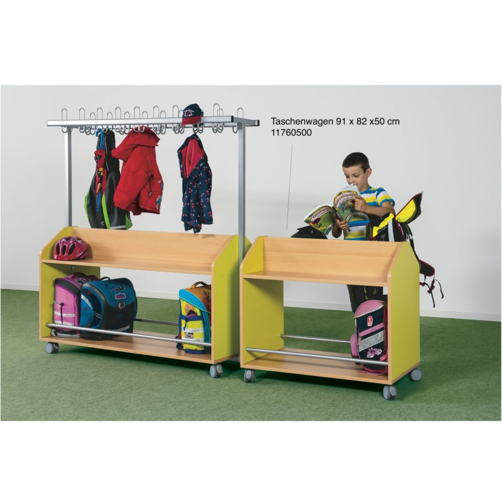 Garderobenwagen doppelseitig Taschenwagen online kaufen | Kigata