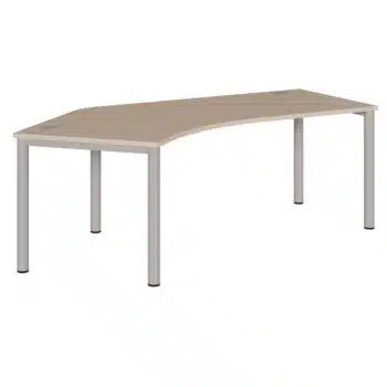 Schreibtisch mit Freiformplatte