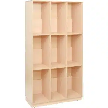 Schultaschenregal 9 Fächer - Birke